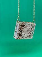 Амулет подвеска мусульманский золотистый с Кораном