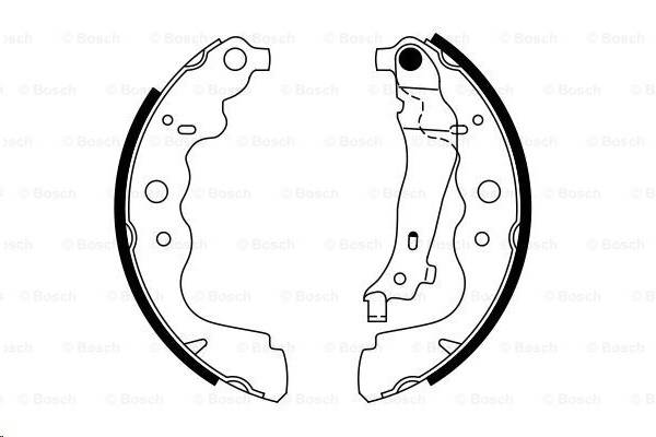 Колодка торм. Renault Duster 4x2 Lada Largus Nissan Terrano задн. /барабанные/ 230x42 мм