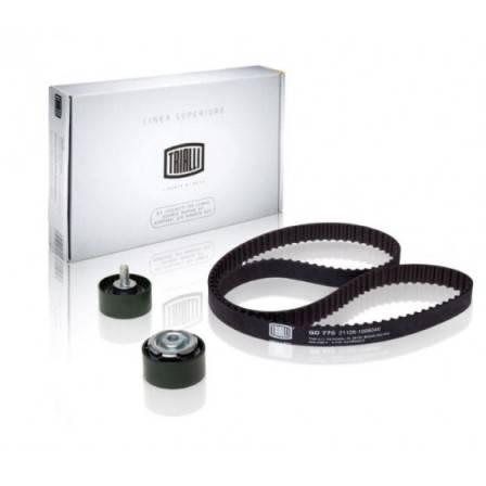 Ремкомплект ГРМ ВАЗ 2170 Приора (ремень+2 ролика) (TRIALLI) Италия (4)