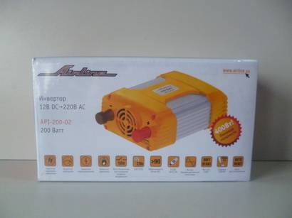 Преобразователь напряжения (12-220В, 200Вт) Инвертор (Airline)