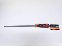 Напильник по металлу с ручкой круглый 250 мм № 2 АвтоДело 