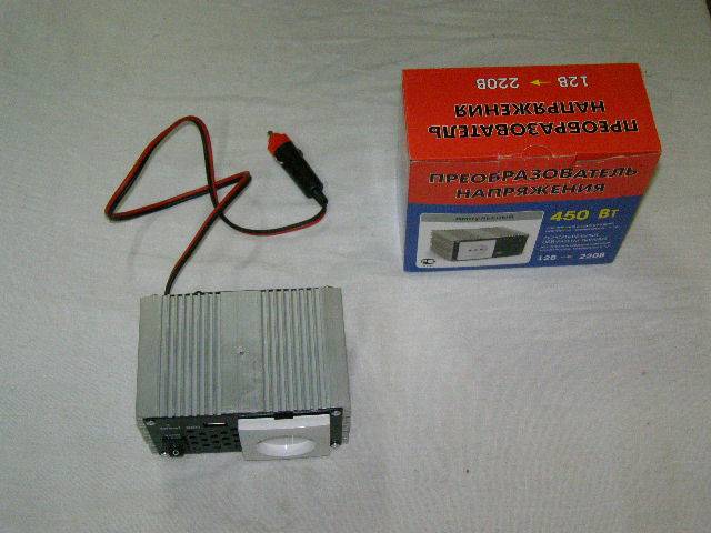 Преобразователь напряжения (12-220В,450Вт, USB) (НПП Орион)