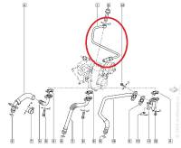 Трубка масляная турбины Renault Duster