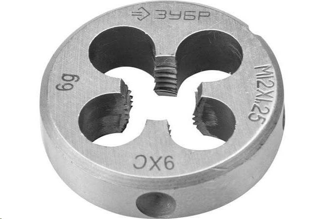 Плашка М12 х 1,25 мм, внеш. - 38 мм