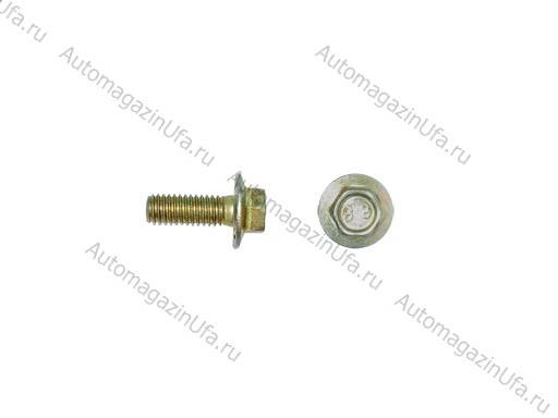 Болт М6х16 крепления кронштейна бокового стекла 2108 с зубчатым буртиком