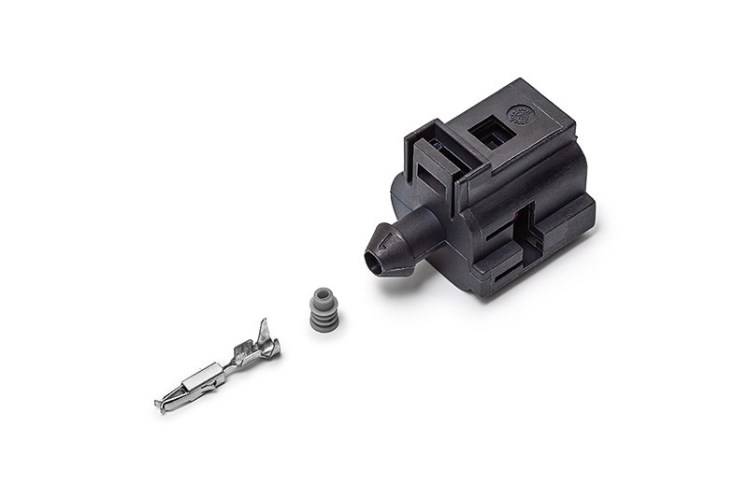 Разъем 1J0973701A 1-но контактный датчика давления масла Skoda Yeti с 2009г.