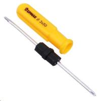 Отвертка комбинированная двухсторонняя 3*50мм желтая (Ермак)