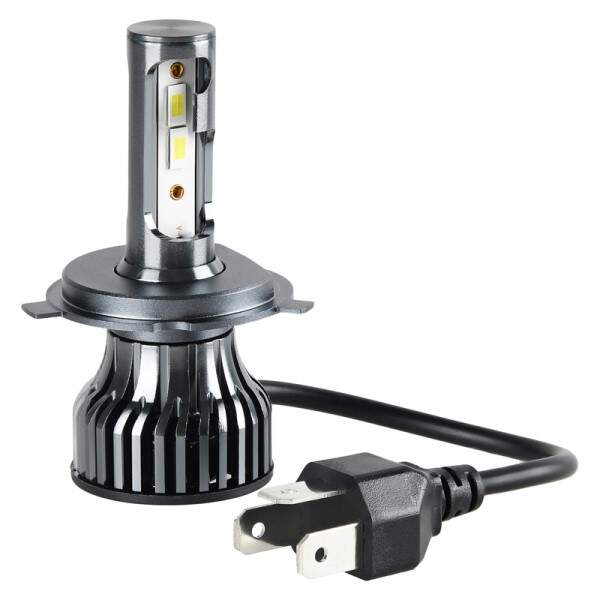 Лампа H4 12V LED 60W/3000LM 6500K 2 шт (со встр. вентилятором)