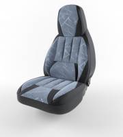 Чехлы на сиденье /21213/ Форсаж Флок красный (LORD AUTO)