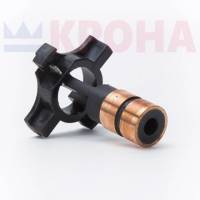 Блок ротора генератора контактный для ВАЗ 2110-12, 2123 Шеви-Нива (н/о) (на генератор 94.3701 КЗАТЭ и аналоги) Блок ротора генератора контактный для ВАЗ 2110-12, 2123 Шеви-Нива (н/о) (на генератор 94.3701 КЗАТЭ и аналоги)