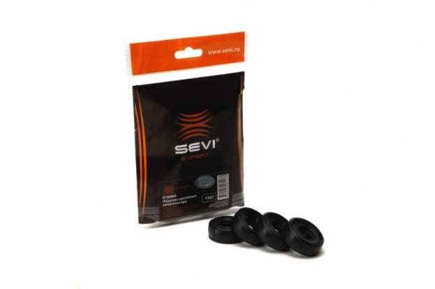 Втулка амортизатора верх./2101-07, ОКА, 2121/ перед. (бублик) (4 шт.) ЭКСПЕРТ (СЭВИ) Втулка амортизатора верх./2101-07, ОКА, 2121/ перед. (бублик) (4 шт.) ЭКСПЕРТ (СЭВИ)