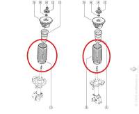 Пыльник стойки Renault Master III перед.
