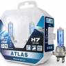 Лампа AVS H7-12-55 +50% 5000К Atlas набор из 2шт