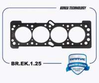 Прокладка ГБЦ Daewoo Nexia 1.6 16 кл. Chevrolet Lacetti Lanos Cruze 109 л.с. Евро 3 (паронит)