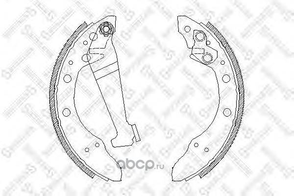 Колодка торм. Audi 80/90/Avant задн. /барабанные/