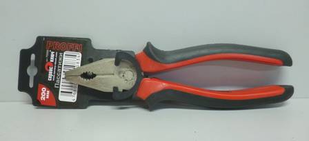 Пассатижи 200мм с красно-черными ручками PROFFI (Сервис Ключ) (6)