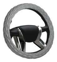 Оплетка руля M 37-38 см кожа "SENATOR DAKOTA" серая (Azard) Оплетка руля M 37-38 см кожа "SENATOR DAKOTA" серая (Azard)