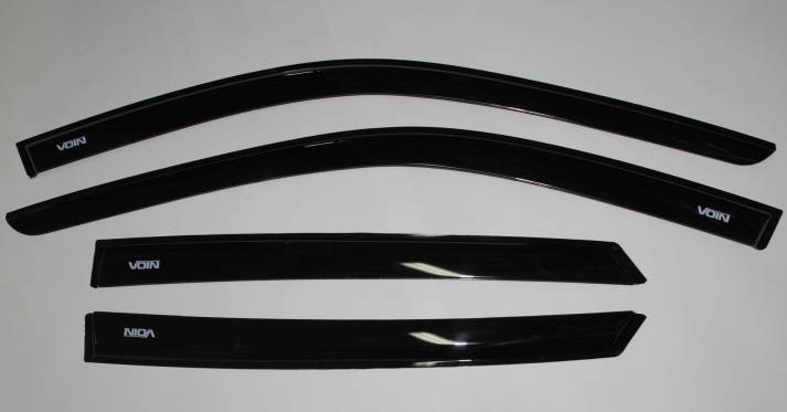 Дефлекторы дверей (ветровики) ВАЗ 1117 Калина, 2194 Калина 2 универсал клеящиеся (Voin) (Azard)