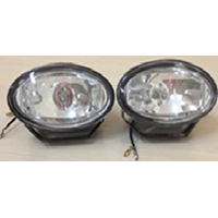 Фара доп. дневные ходовые огни HY-001G овальная, прозрачная из 2шт (NBN)