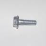 Болт М10*1,25*35 фланцевый натяжного ролика "Калина" с левой резьбой (стрелкой) S17 D24.4 (БелЗАН)