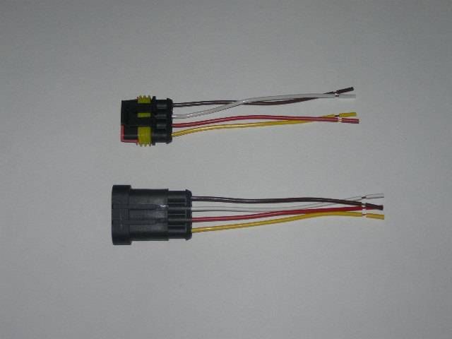 Разъем универсальный влагозащитный №4 /4 конт./ (Москва)