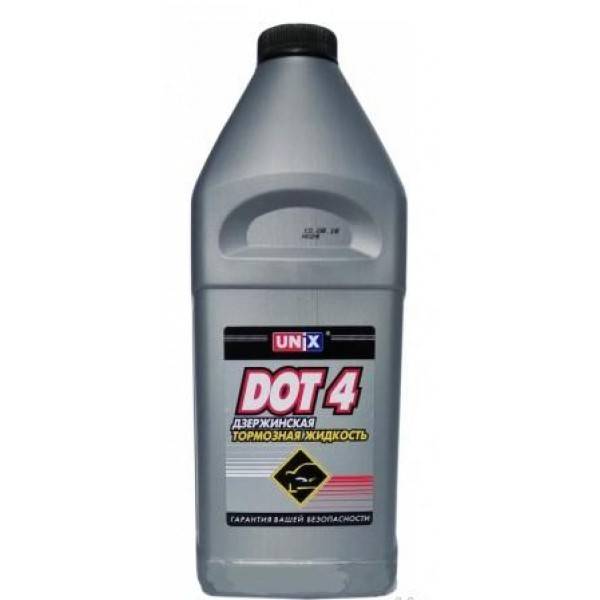 Жидкость тормозная 910 гр "DOT-4" UNIX