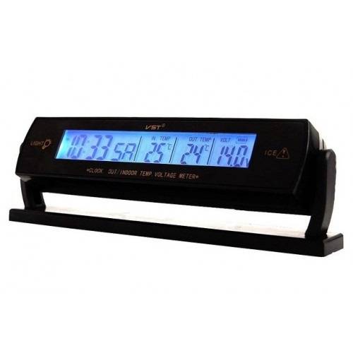 Часы-термометр-вольтметр VST — 7013