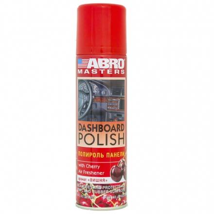 Полироль приборной панели и пластика 220мл аэрозоль ВИШНЯ Masters (ABRO)