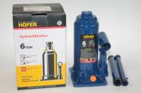 Домкрат гидрав. 6 т. выс. 200-385 мм (2 клапана) (Hofer)