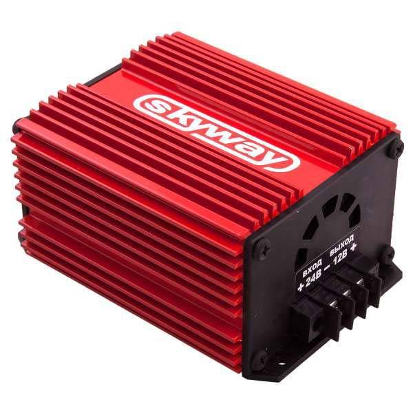 Преобразователь напряжения 24/12V 15А (SKYWAY)