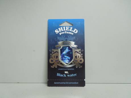 Освежитель (ароматизатор) подвесной жидкий Shield perfume Черная вода (Fouette) (40)
