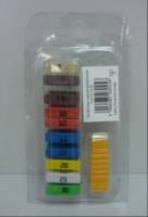 Предохранитель флажк. набор из 10шт. 5-30А с пинцетом (MTA) (288)