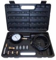 Измеритель давления масла с набором адаптеров (0-35 кгс/см)