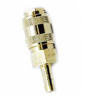 EC830714 Фитинг  1/4" брс-мама /елочка 6мм