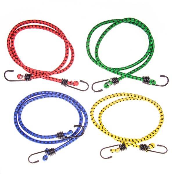 Резинка для крепл. груза набор (2 шт) 8мм*80см метал. крюк (SKYWAY)