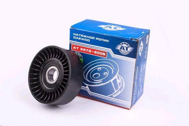 Ролик натяжитель приводного ремня Lacetti, Aveo 1.4/1.6 05-- (DOHC) в сборе (AT) Чехия (40)