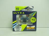 Лампа МАЯК УЛЬТРА NEW набор 2шт H3-12- 55 +100% Super Light (супер-яркая) (10/100) (Маякавто)