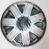 Колпак колеса R15 Галакси серебристо-черный (4) (LION)