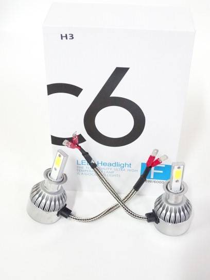 Лампа H3 12V LED 36W/3800LM 6000K 2 шт (C6)