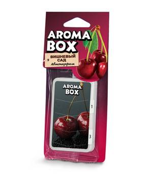 Освежитель (ароматизатор) подвесной AROMA BOX Вишневый сад (Fouette) (36)