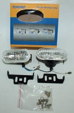 Фара п/туман. овальные, белые jh-62c white (torino) к-т