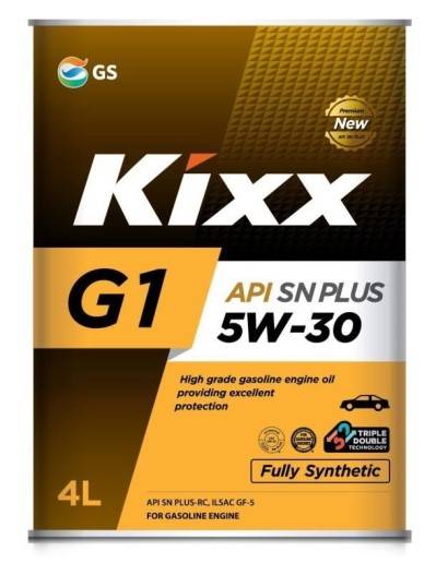 Масло моторное Kixx G1 5W30 SN Plus (4л.) синт. (бенз.)
