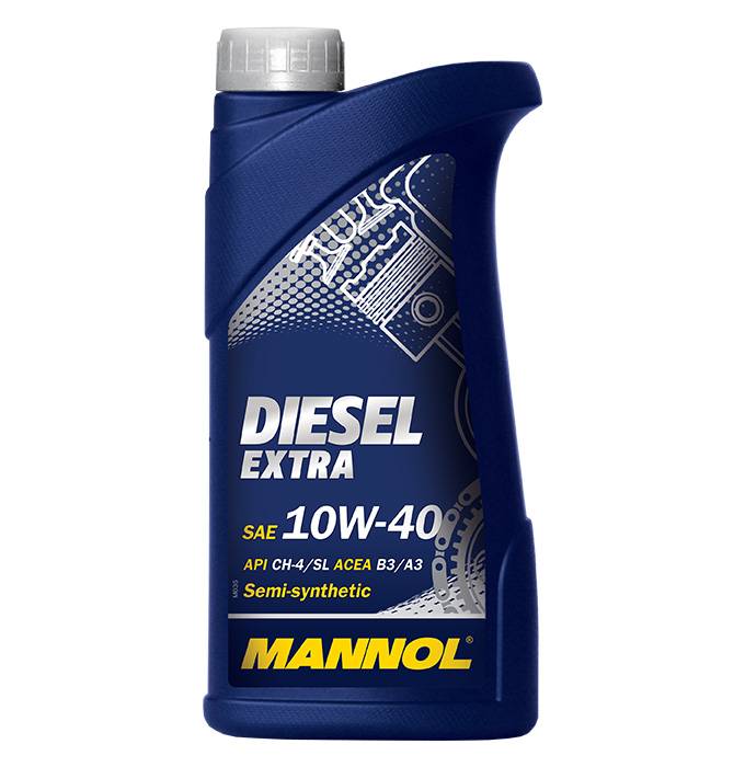 Масло моторное MANNOL Diesel Extra SAE 10W40 п/синтетика (1л)