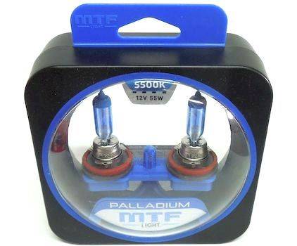 Лампа MTF H11-12-55 5500K Vanadium NEW набор 2шт