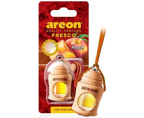 Освежитель (ароматизатор) подвесной жидкий бочонок AREON FRESCO Персик (288)