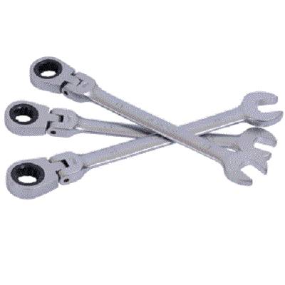 ключ комбинированный трещоточный шарнирный 24*24 (30224) (АвтоДело)