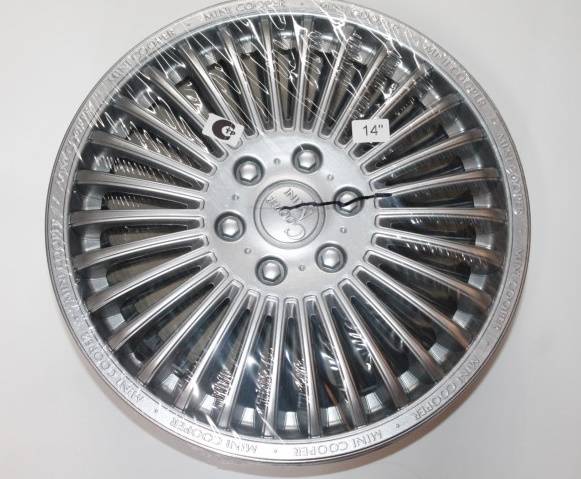 Колпак колеса R13 Мини-Купер серебристый (4) (LION)