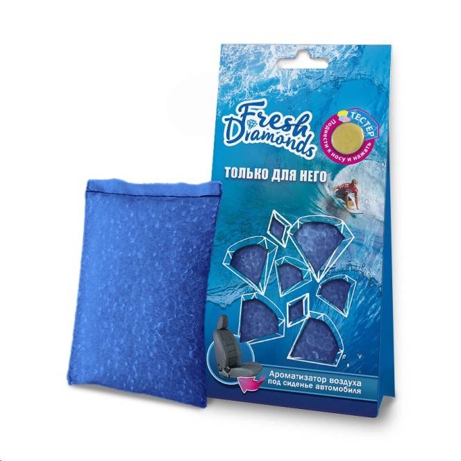 Ароматизатор под сиденье "Fresh Diamonds" Только для него (FOUETTE)