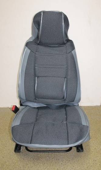 Чехлы на сиденье /2123 Шеви/ с 2014г. Жаккард серый (разд. зад. спинка) (TREND NEW)