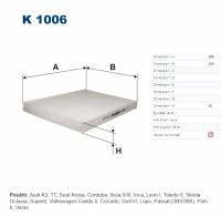 Фильтр салонный Audi Skoda VW (Filtron) Фильтр салонный Audi Skoda VW (Filtron)